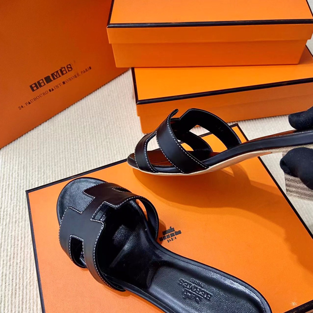 에르메스 올수공 오아시스 슬리퍼 샌들 스위프트 32